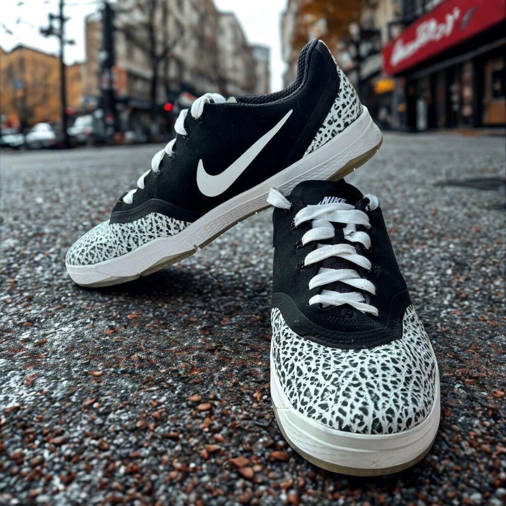 Nike Paul Rodriguez 9 Elite Men's Size 11.5 Black White Cement 833902-001 Used